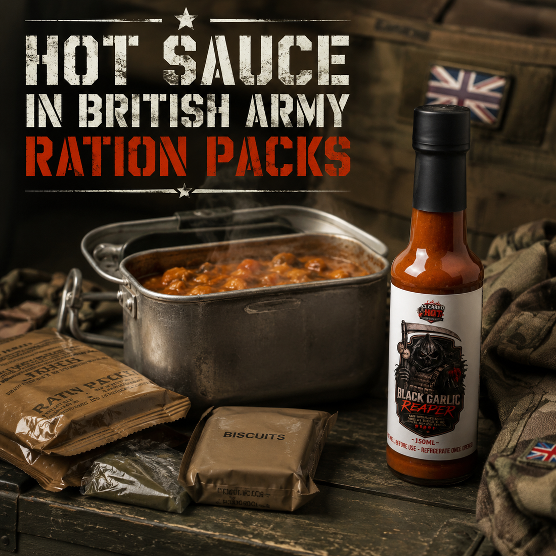 British Army Ration Pack Hot Sauce